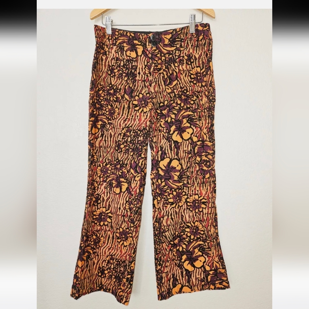 Free People Batik Floral  Pants Sz.2